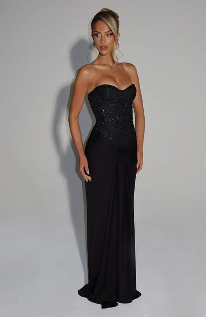 Corset Embellished Maxi Dress – Colette by Maravesse (19)