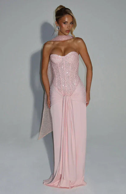 Corset Embellished Maxi Dress – Colette by Maravesse (10)