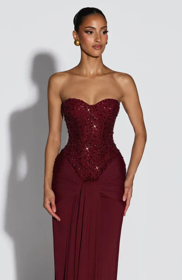 Corset Embellished Maxi Dress – Colette by Maravesse (5)
