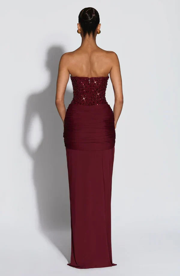 Corset Embellished Maxi Dress – Colette by Maravesse (3)