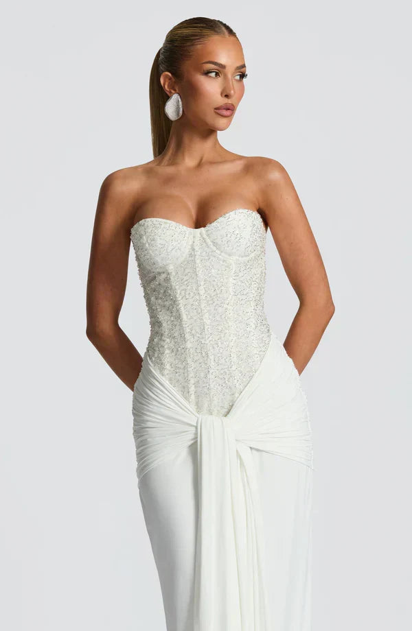 Corset Embellished Maxi Dress – Colette by Maravesse (14)
