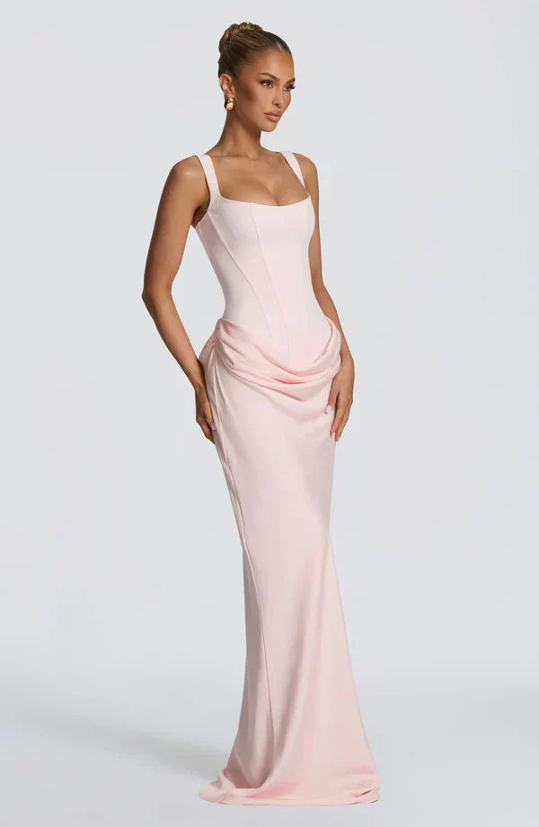 Satin Corset Maxi Dress – Harriet by Maravesse (31)