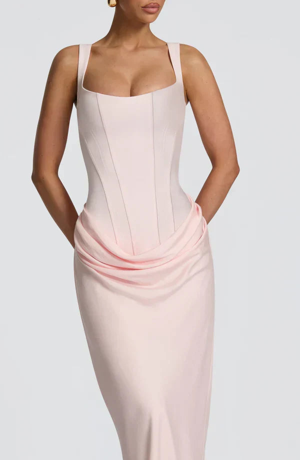 Satin Corset Maxi Dress – Harriet by Maravesse (30)