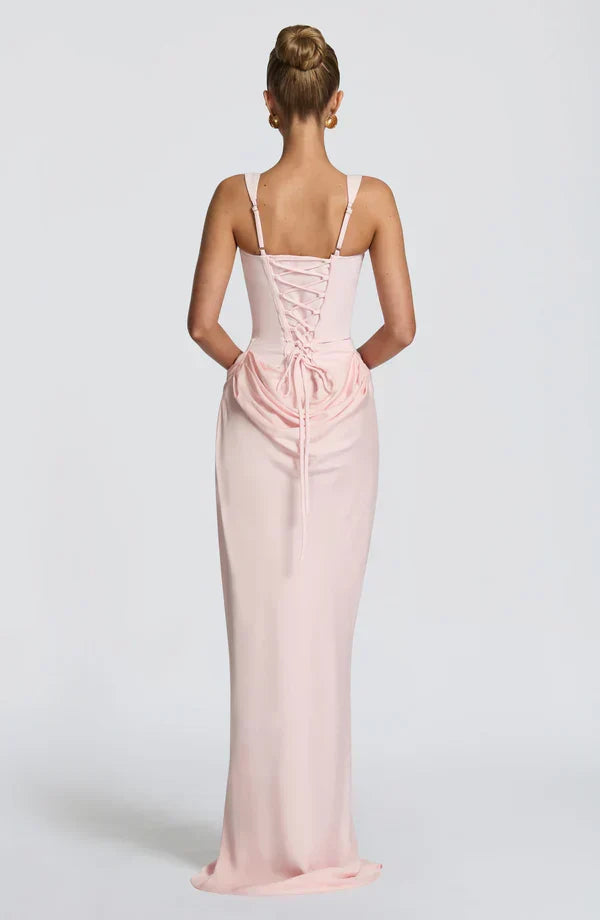 Satin Corset Maxi Dress – Harriet by Maravesse (29)
