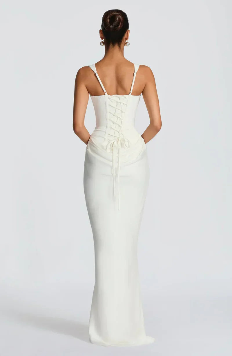 Satin Corset Maxi Dress – Harriet by Maravesse (26)