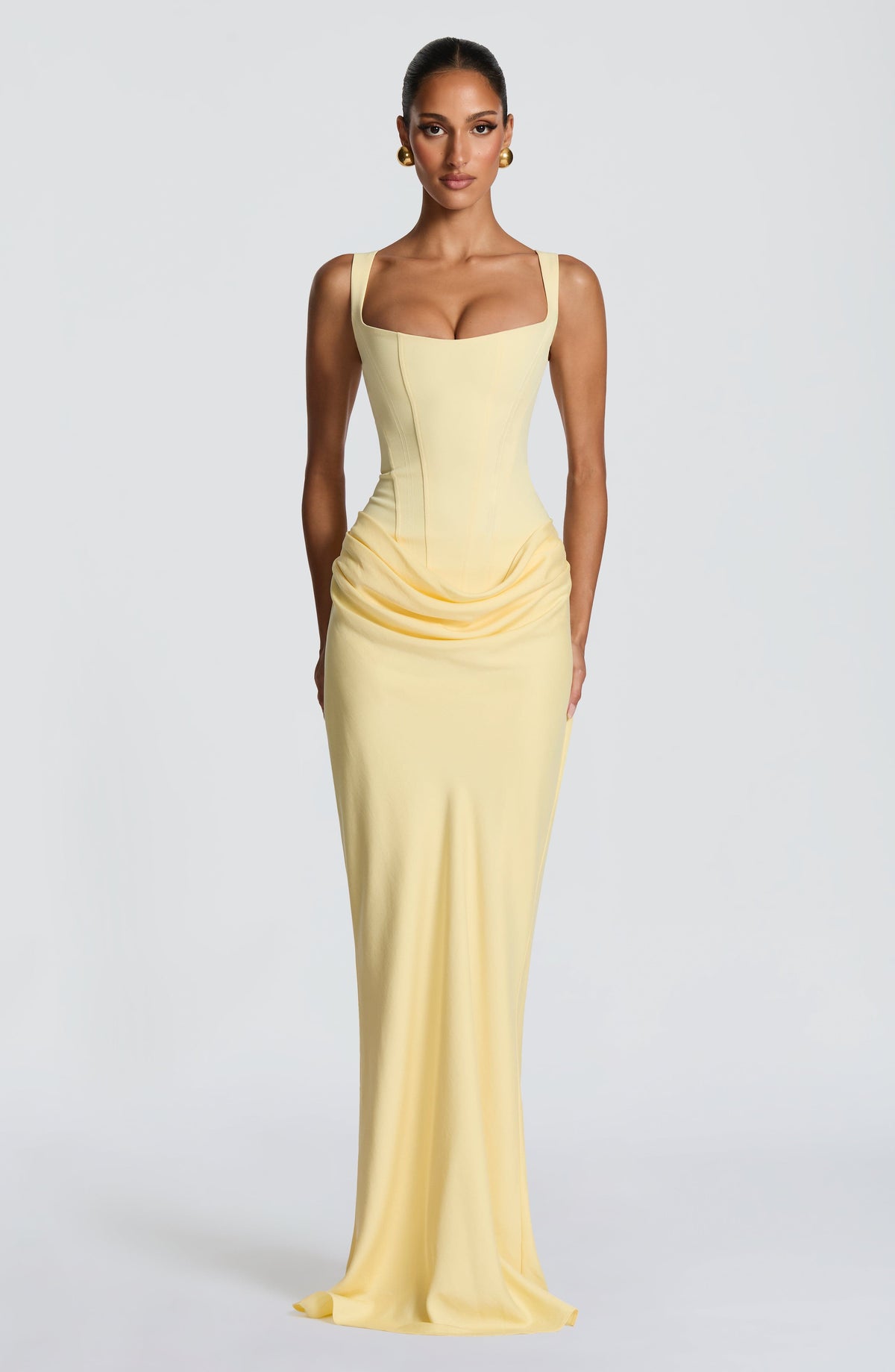 Bridesmaid Maxi Dress in Yellow – Quilla by Maravesse