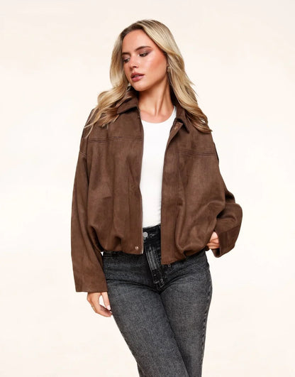 Suede Jacket – Georgiana by Maravesse (3)