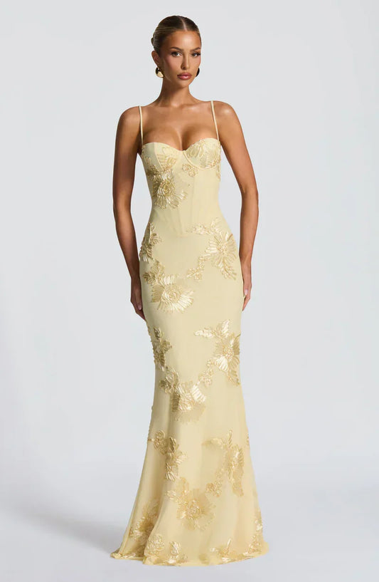 Corset Floral Maxi Dress – Estelle by Maravesse (2)