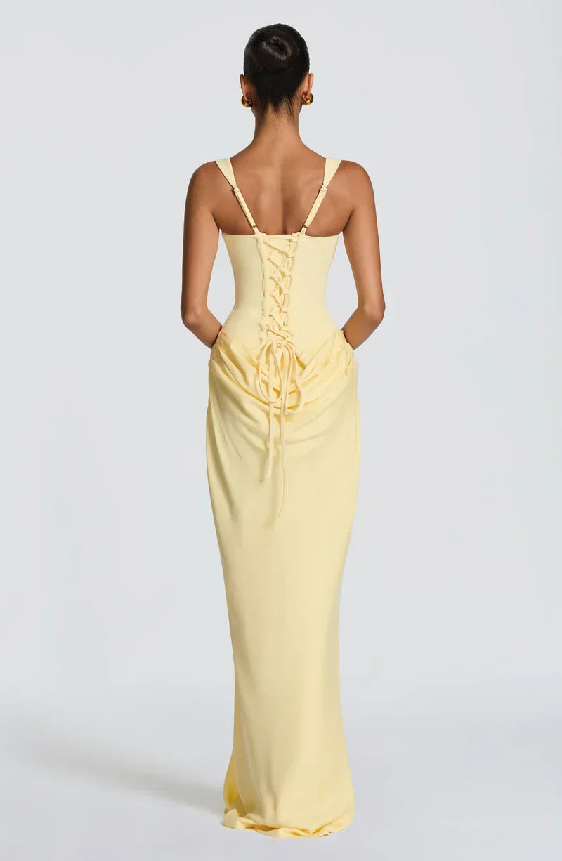 Satin Corset Maxi Dress – Harriet by Maravesse (13)