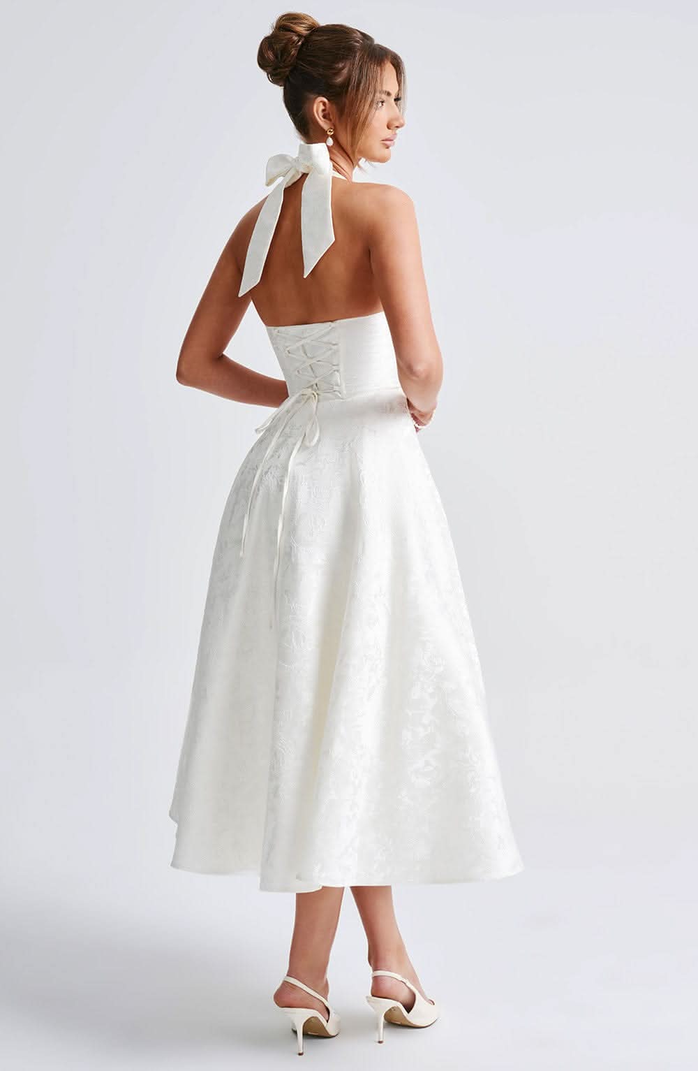 Floral Halter Midi Dress – Isolde by Maravesse (3)