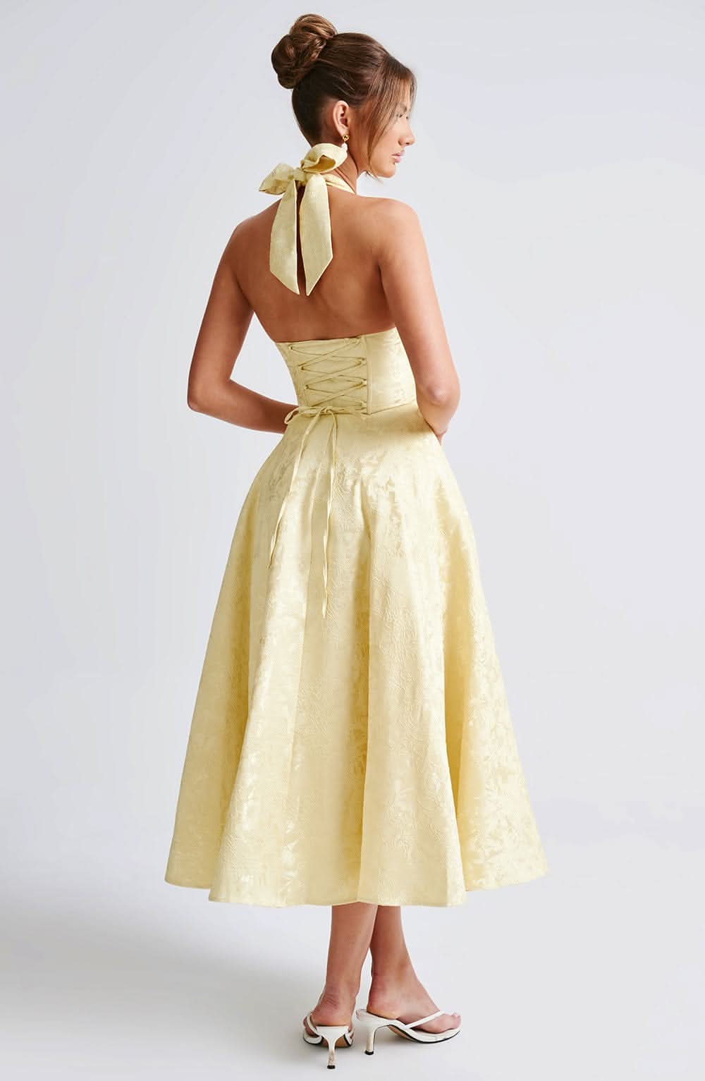 Floral Halter Midi Dress – Isolde by Maravesse (5)