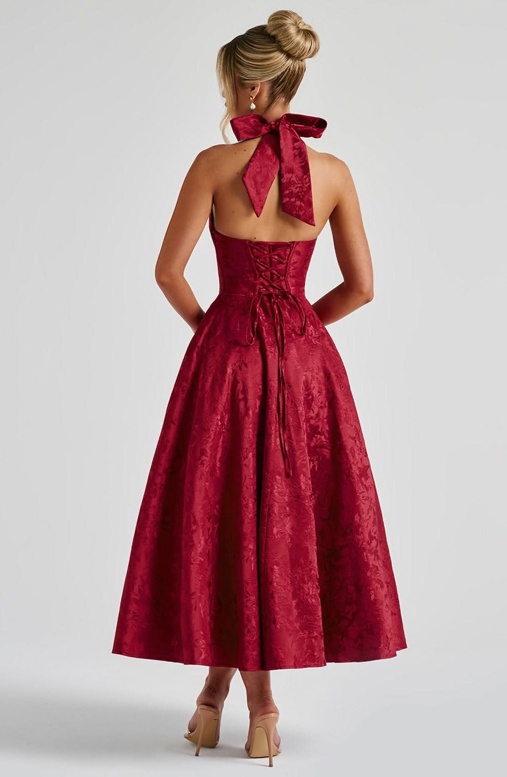 Floral Halter Midi Dress – Isolde by Maravesse (11)