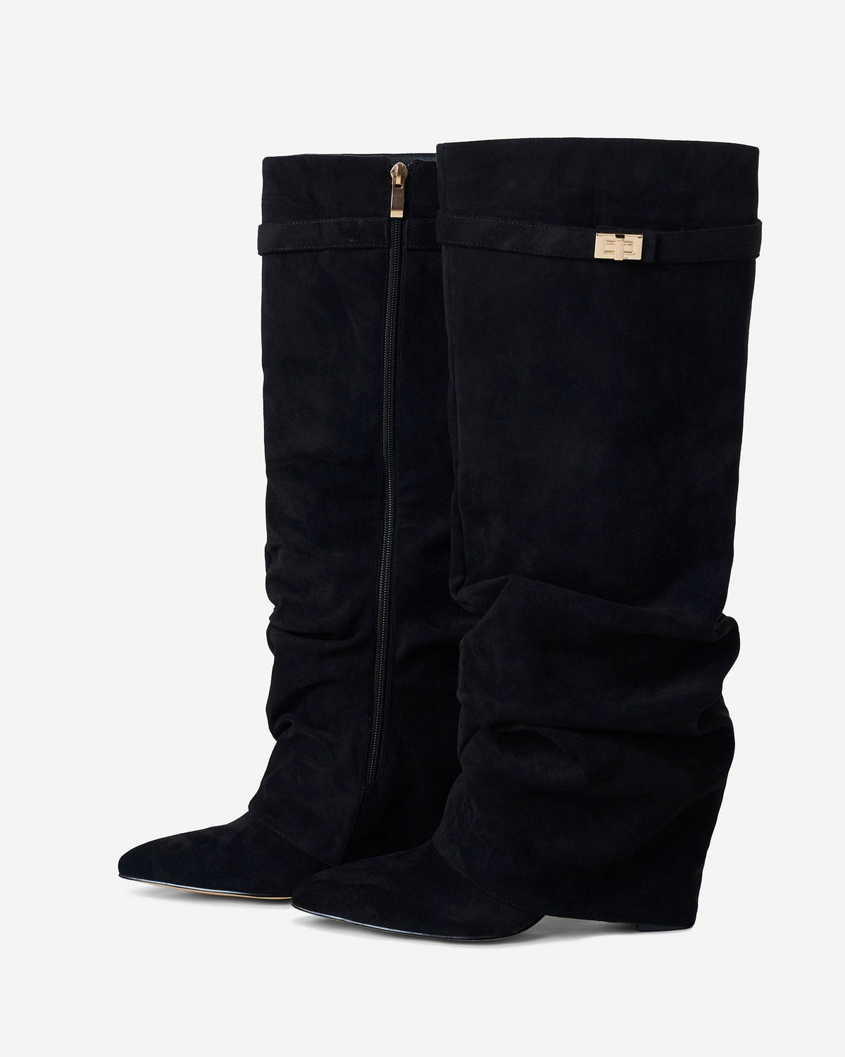 Suede Slouchy Boots – Elara by Maravesse (4)