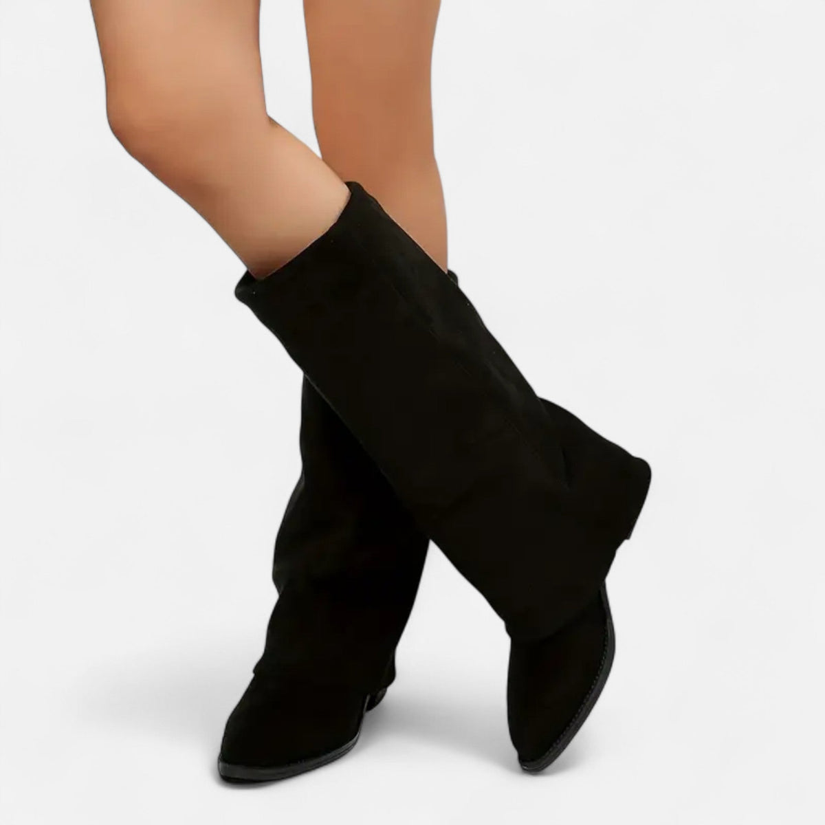 Knee High Chunky Boots – Arabella by Maravesse (5)