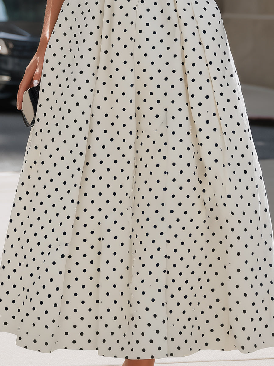 Polka Dot Midi Dress – Agathe by Maravesse (5)