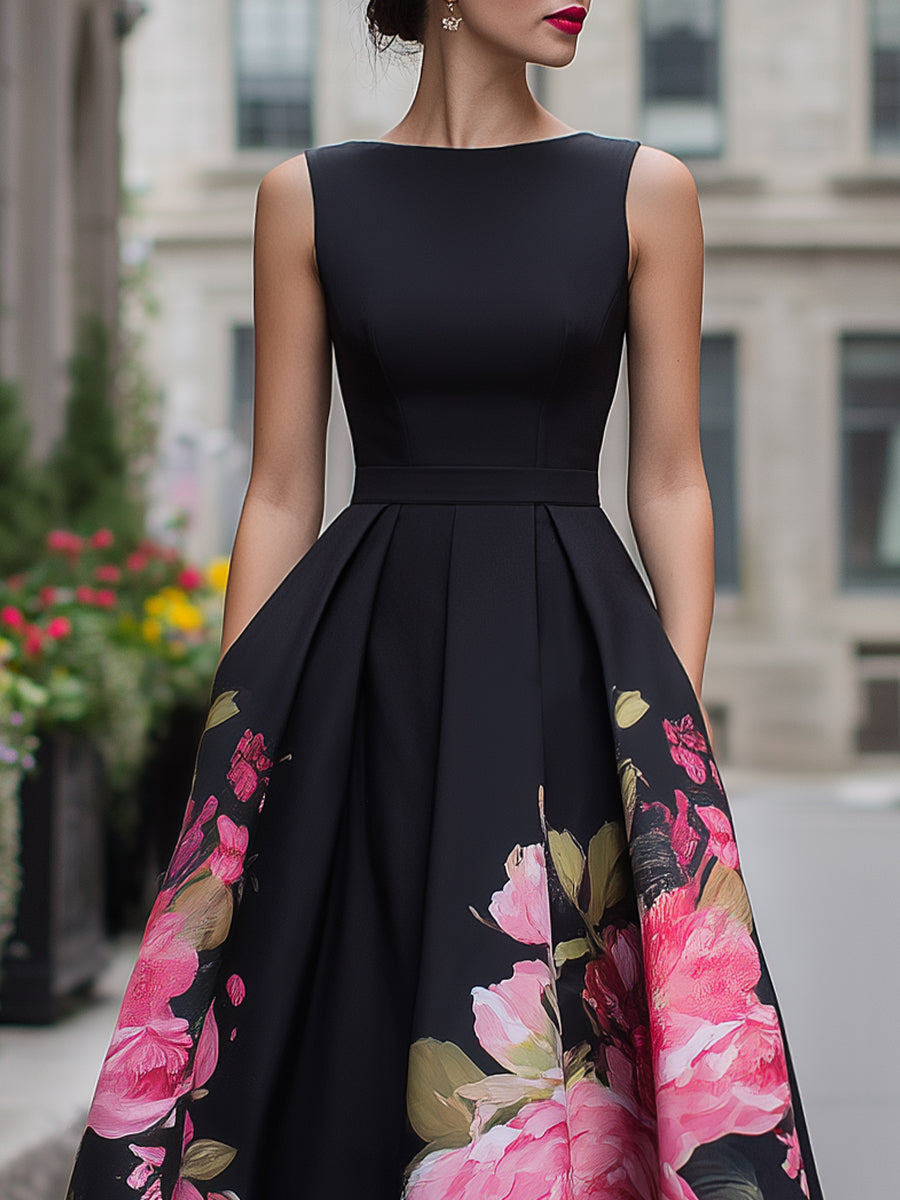 Floral Midi Dress – Emmeline by Maravesse (4)