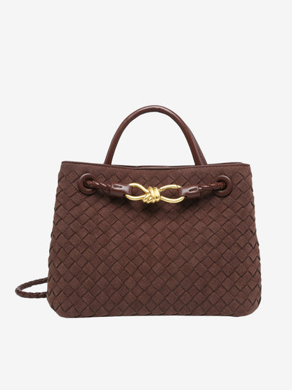 Suede Bag in Brown – Camille by Maravesse