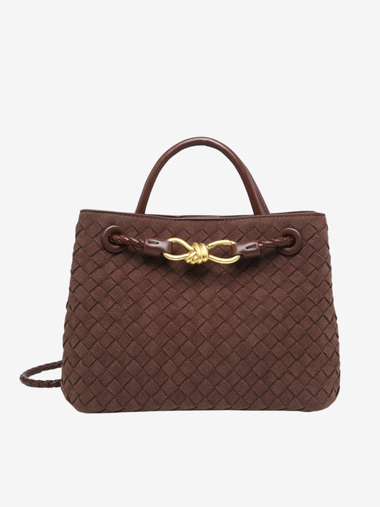Suede Bag in Brown – Camille by Maravesse