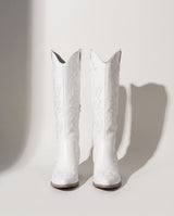 Lavinia | Embroidered Leather Boots for Date Night
