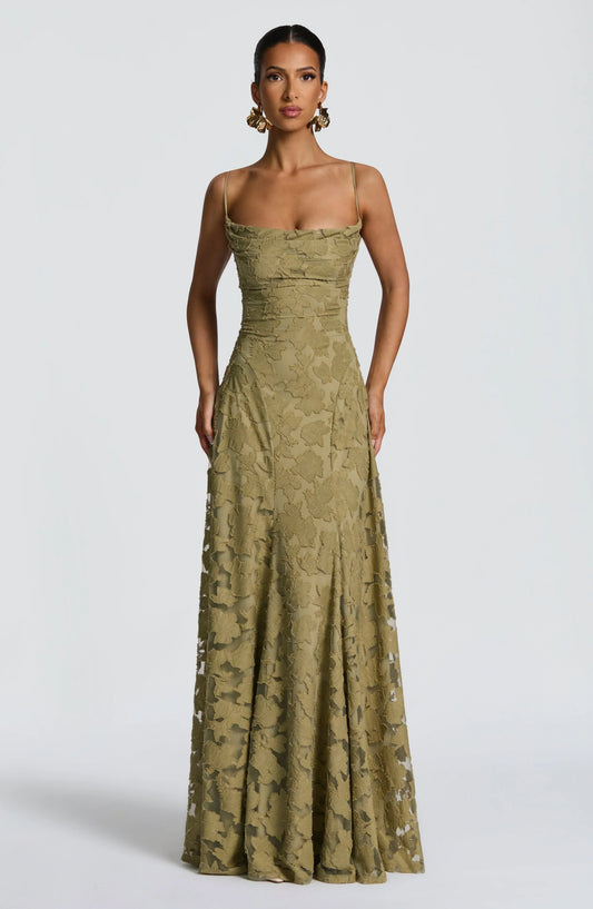 Dress in Sage – Beatrix by Maravesse
