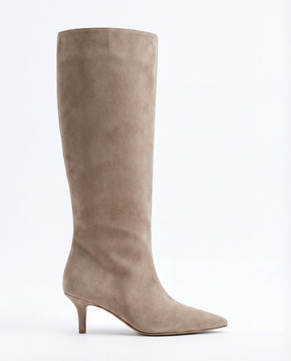 Knee High Suede Boots – Georgiana by Maravesse