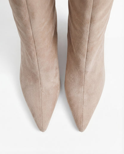Knee High Suede Boots – Georgiana by Maravesse (4)