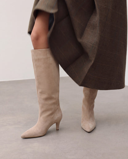 Knee High Suede Boots – Georgiana by Maravesse (3)
