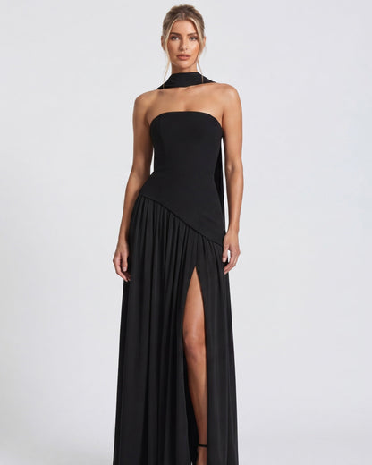 Maxi Dress in Black – Rosa by Maravesse