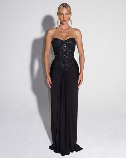 Gown in Black – Theodora by Maravesse