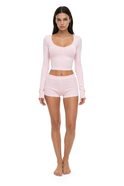 Co-ord Set in Soft Pink – Isolde by Maravesse