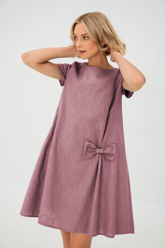 Linen Midi Dress – Juliette by Maravesse