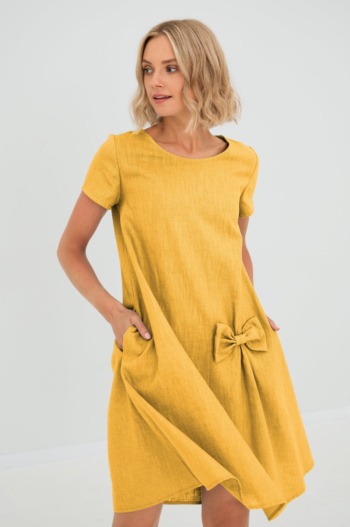 Linen Midi Dress – Juliette by Maravesse (4)