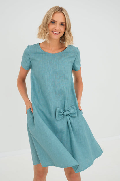 Linen Midi Dress – Juliette by Maravesse (7)