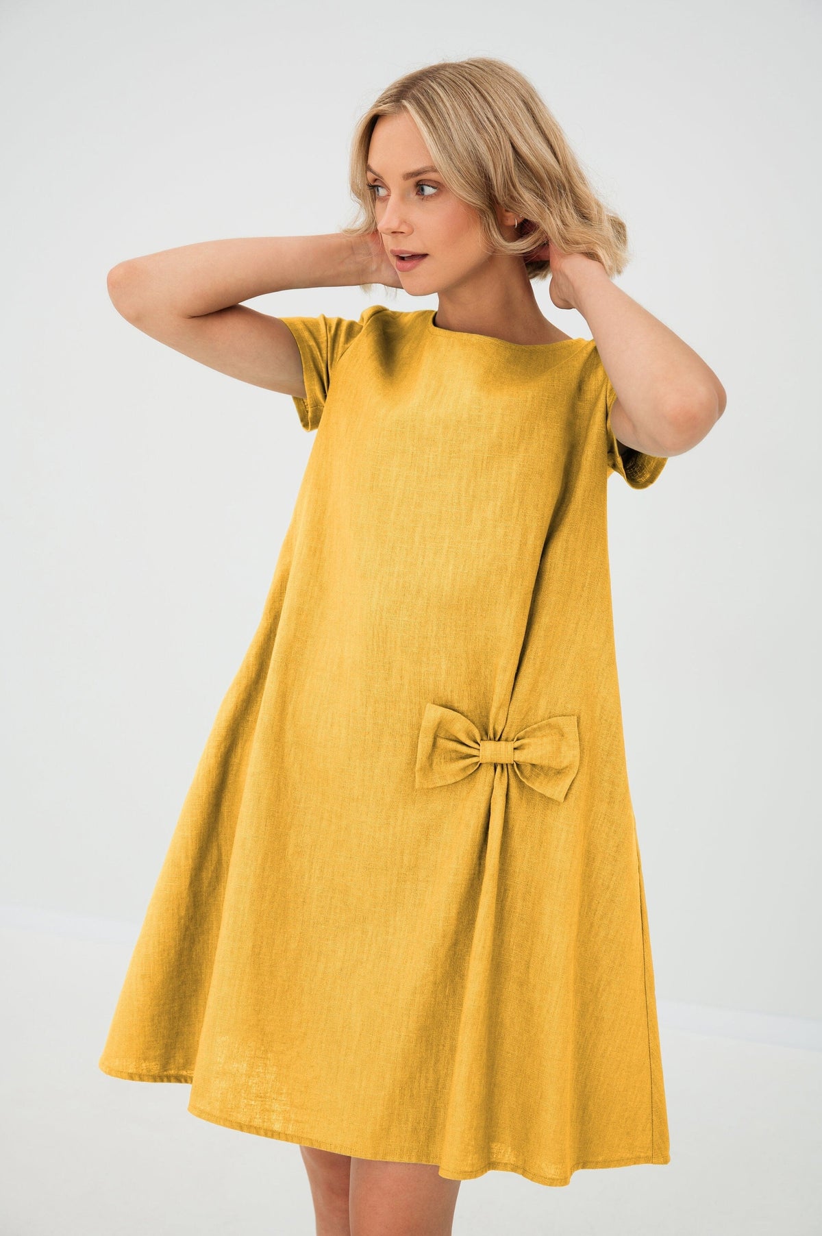 Linen Midi Dress – Juliette by Maravesse (2)