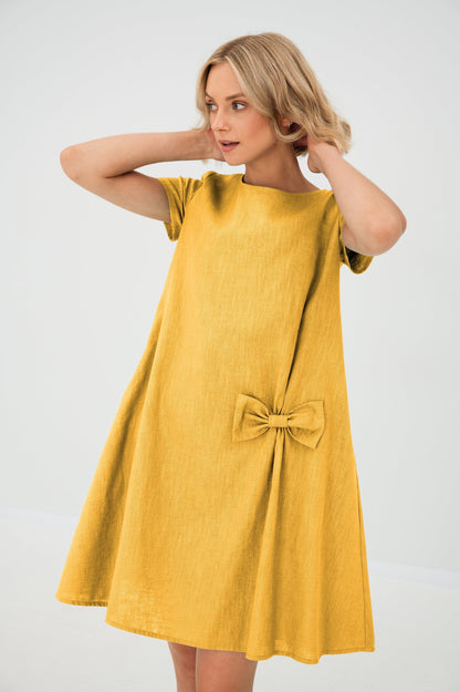 Linen Midi Dress – Juliette by Maravesse (2)
