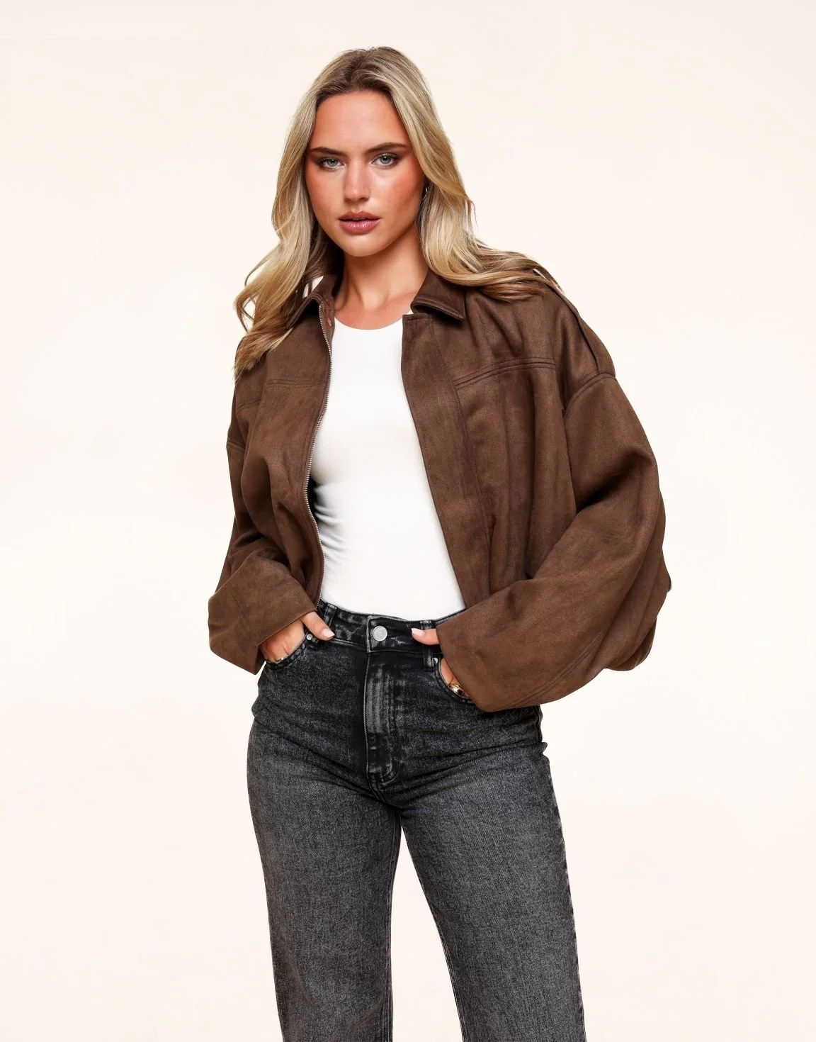 Suede Jacket – Georgiana by Maravesse