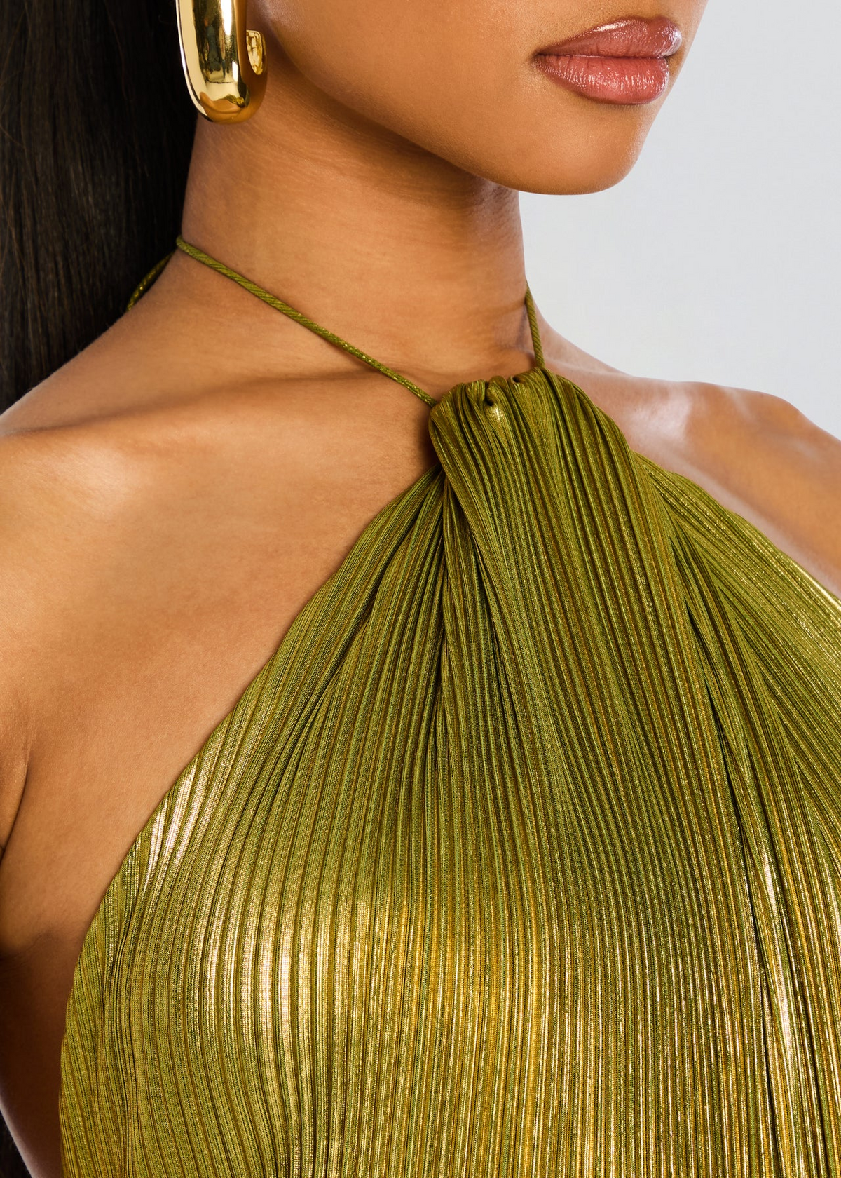 Pleated Halter Gown – Marit by Maravesse (5)