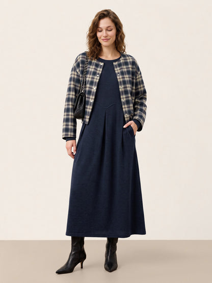 Wool Midi Dress – Sabine by Maravesse (32)