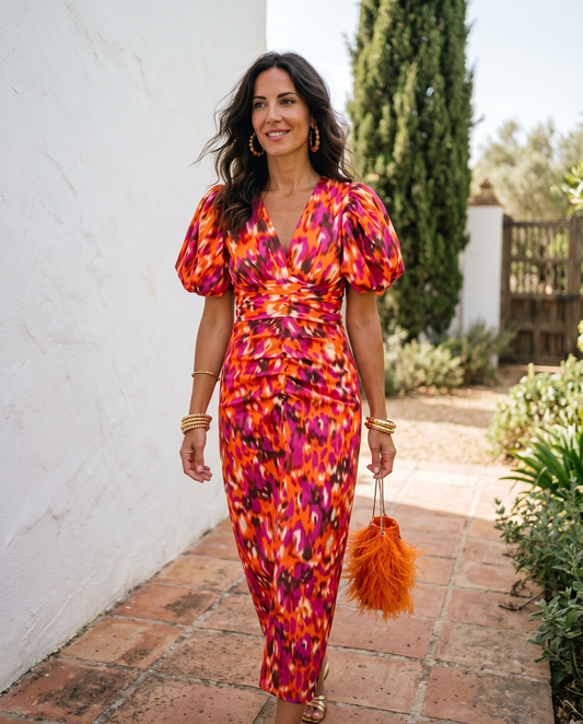 Floral Midi Dress – Verity by Maravesse