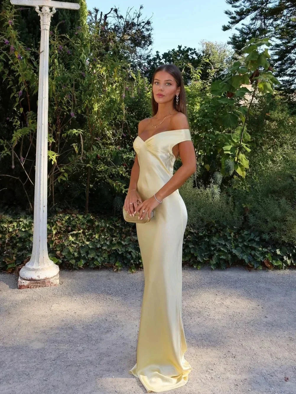 Maxi Dress in Yellow – Stine by Maravesse