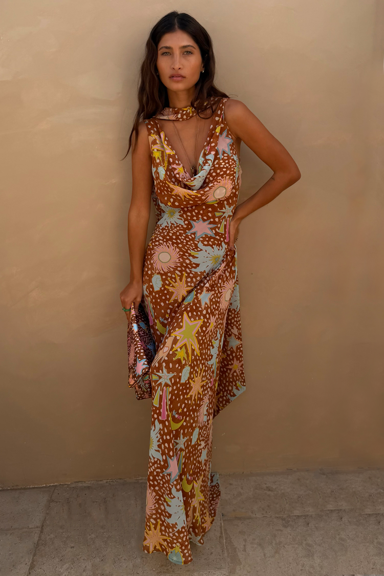 Halter Cowl Maxi Dress – Mirabel by Maravesse (3)
