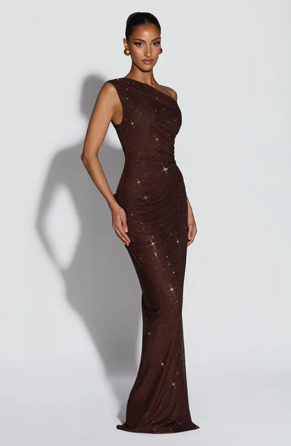 Sequin One-Shoulder Maxi Dress – Elodie by Maravesse (9)