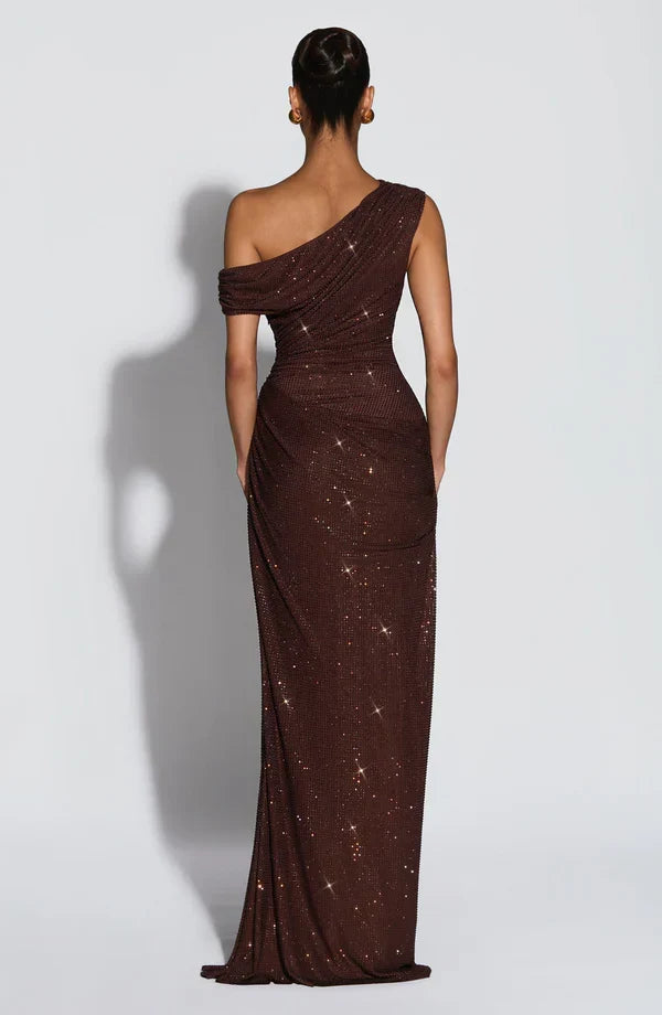 Sequin One-Shoulder Maxi Dress – Elodie by Maravesse (7)