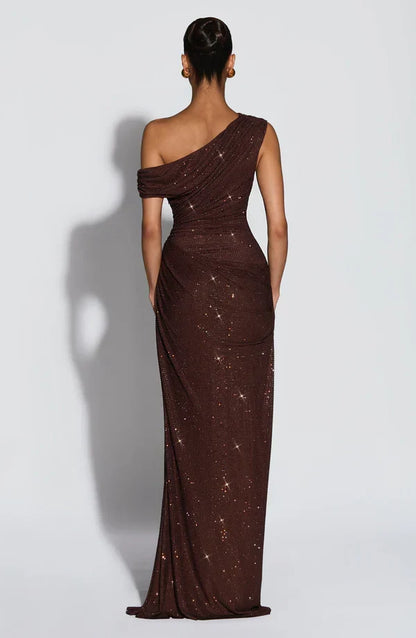 Sequin One-Shoulder Maxi Dress – Elodie by Maravesse (7)