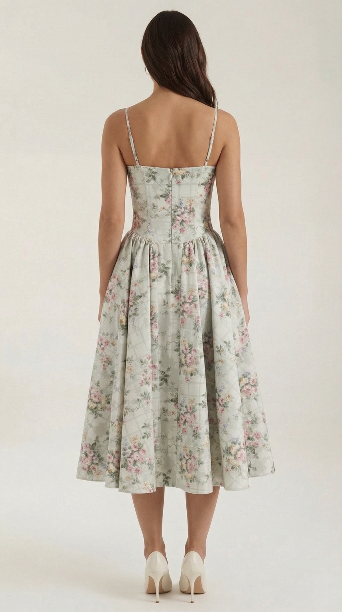 Corset Floral Midi Dress – Greta by Maravesse (5)