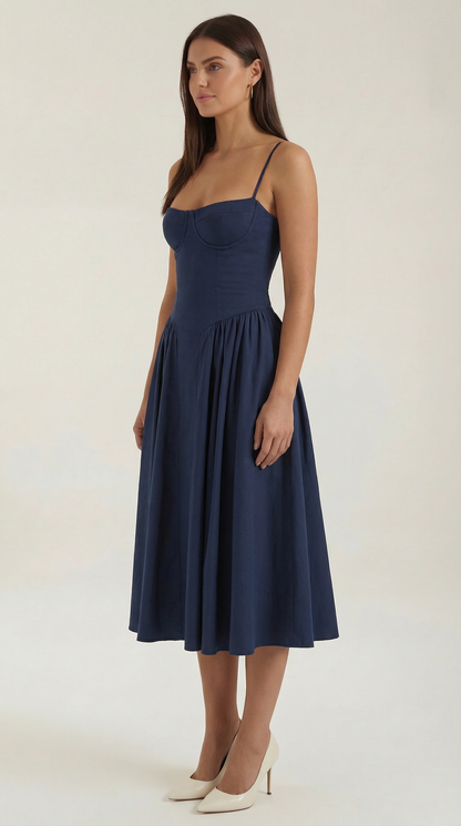 Corset Floral Midi Dress – Greta by Maravesse (20)