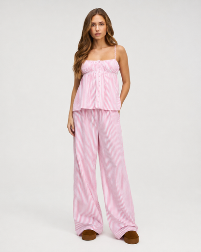 Co-ord Set in Soft Pink – Genevieve by Maravesse
