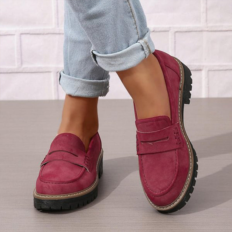 Slip Shoes in Red – Elodie by Maravesse