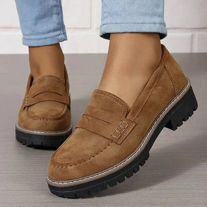 Slip Shoes in Brown – Elodie by Maravesse