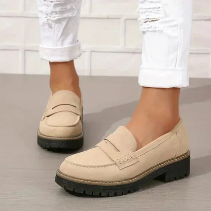 Slip Shoes in Beige – Elodie by Maravesse